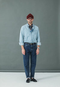 Jean Selvedge Blue Stonewash - Athletic Fit